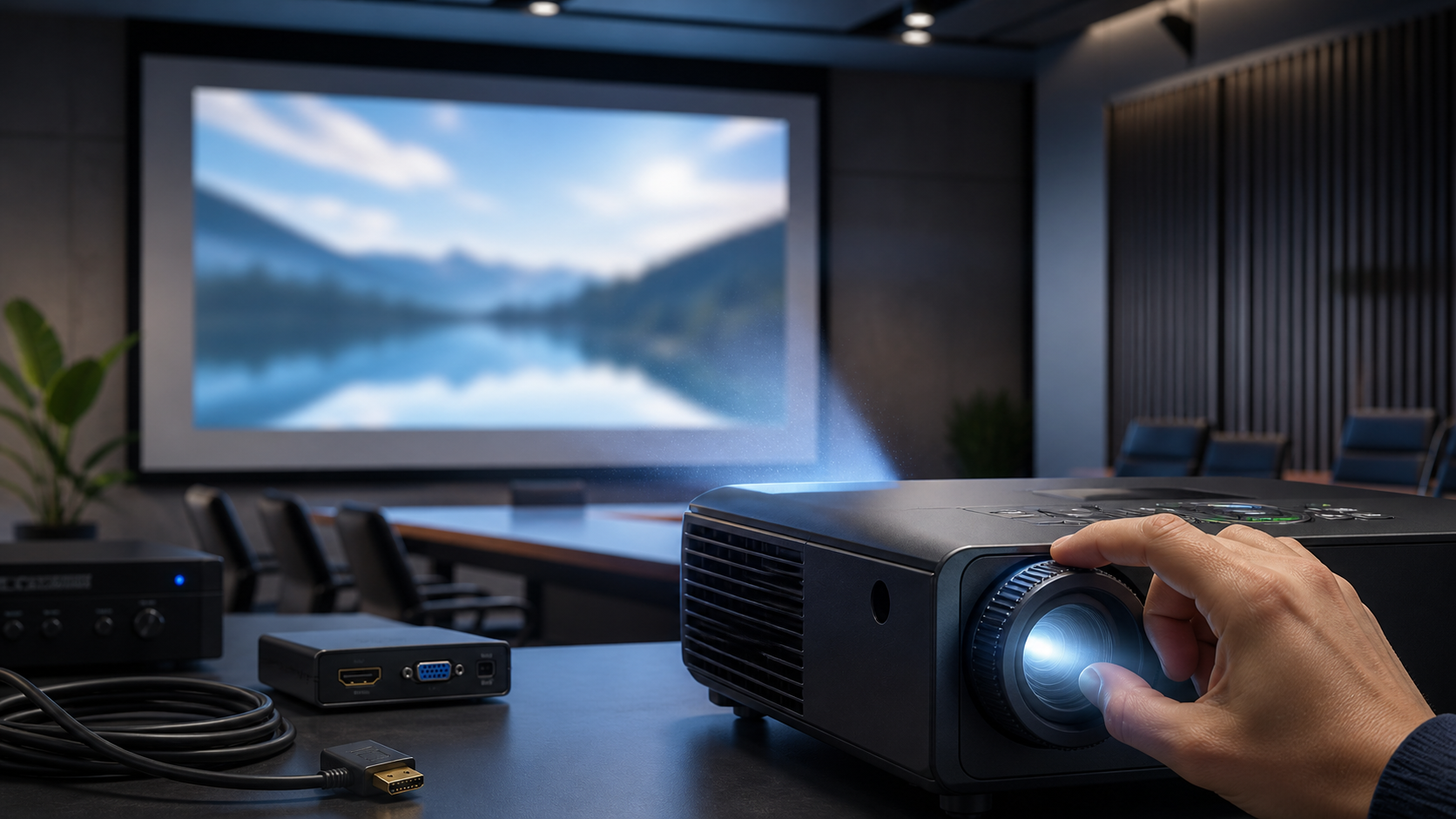 Projector Shows Image but Looks Blurry or Out of Focus